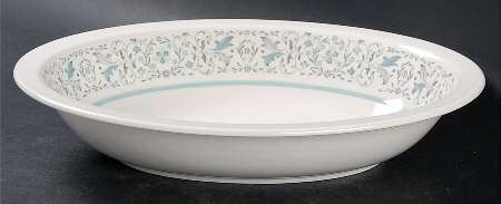 Arabesque 10" Oval Vegetable Bowl