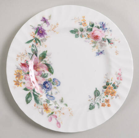 Arcadia (New, Smooth, Brown Green Backstamp) Salad Plate