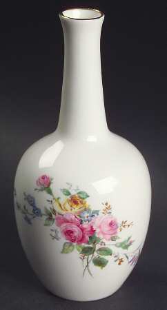 Arcadia (New, Smooth, Brown Green Backstamp) 5" Bud Vase by Royal Doulton