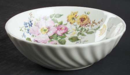 Arcadia (New, Smooth, Brown Green Backstamp) Fruit/Dessert (Sauce) Bowl