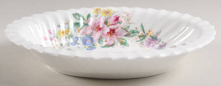 Arcadia (Older, Green Backstamp) 10" Oval Vegetable Bowl