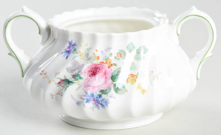 Arcadia (Older, Green Backstamp) Sugar Bowl No Lid