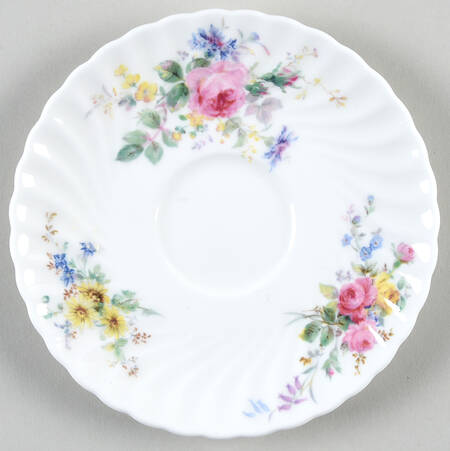 Arcadia (Older, Green Backstamp) Saucer for Footed Cream Soup Bowl