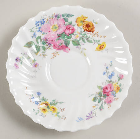 Arcadia (Older, Green Backstamp) Saucer for Footed Cream Soup Bowl