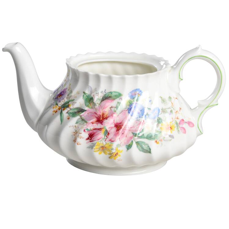 Arcadia (Older, Green Backstamp) Small Teapot No Lid