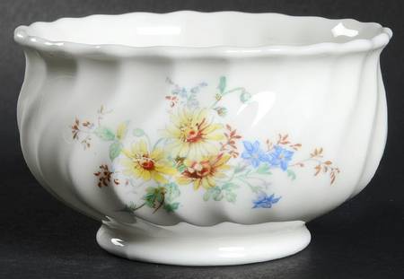 Arcadia (Older, Green Backstamp) Mini Open Sugar Bowl