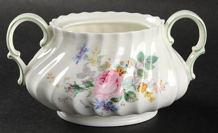 Arcadia (Older, Green Backstamp) Sugar Bowl No Lid