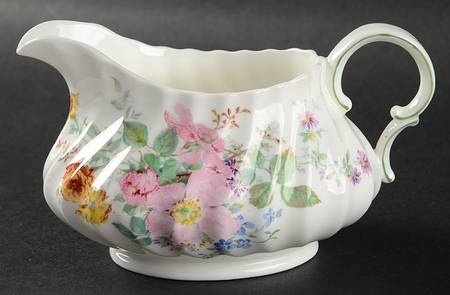 Arcadia (Older, Green Backstamp) Creamer
