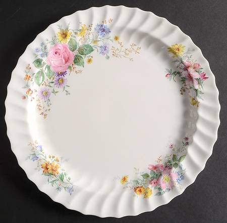 Arcadia (Older, Green Backstamp) 13" Chop Plate (Round Platter)