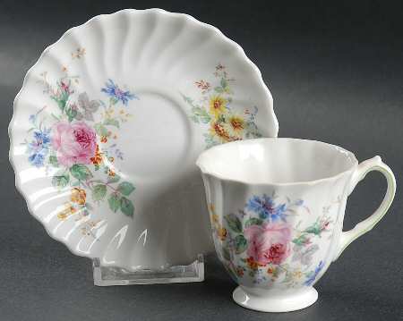Arcadia (Older, Green Backstamp) Saucer for Footed Demitasse Cup