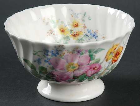 Arcadia (Older, Green Backstamp) Open Sugar Bowl