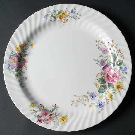 Arcadia (Older, Green Backstamp) 13" Chop Plate (Round Platter)