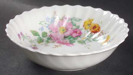 Arcadia (Older, Green Backstamp) Fruit/Dessert (Sauce) Bowl