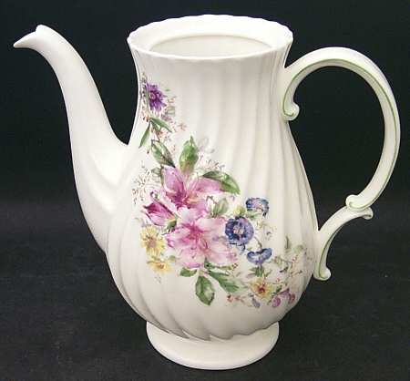 Arcadia (Older, Green Backstamp) Coffee Pot No Lid