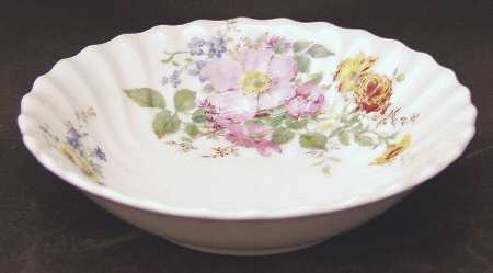 Arcadia (Older, Green Backstamp) Fruit/Dessert (Sauce) Bowl