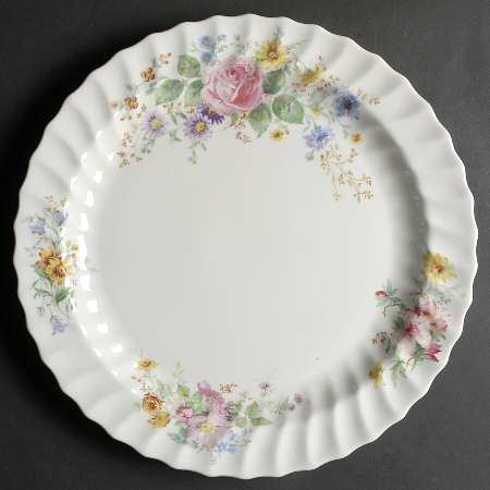 Arcadia (Older, Green Backstamp) 13" Chop Plate (Round Platter)