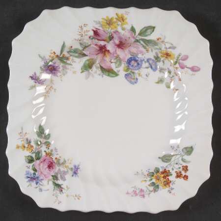 Arcadia (Older, Green Backstamp) Square Salad Plate