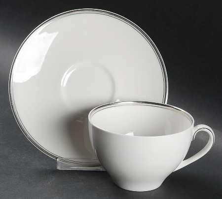 Argenta Flat Cup & Saucer Set