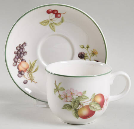 Ashberry Flat Cup & Saucer Set