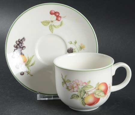 Ashberry Flat Cup & Saucer Set