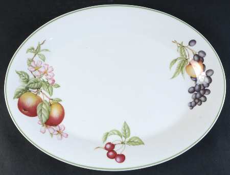 Ashberry 13" Oval Serving Platter