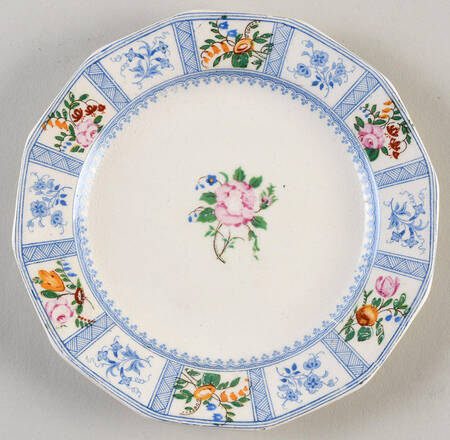 Astbury (Blue, Multicolor) Bread & Butter Plate