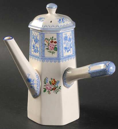 Astbury (Blue, Multicolor) Individual Coffee Pot & Lid