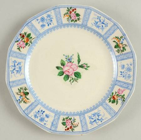 Astbury (Blue, Multicolor) Salad Plate