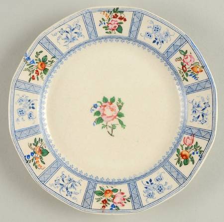 Astbury (Blue, Multicolor) Bread & Butter Plate