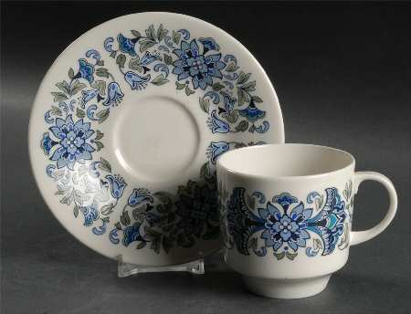 Atlantis Flat Cup & Saucer Set