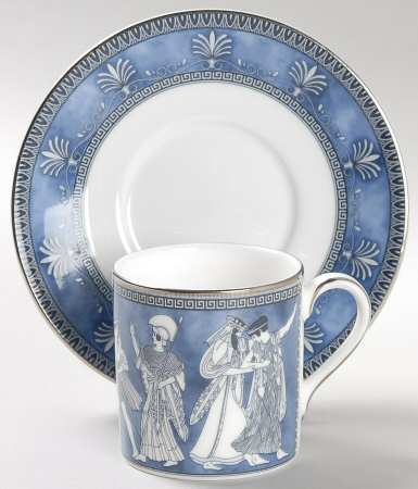 Atlanta Flat Accent Demitasse Cup & Saucer Set