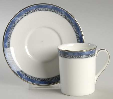 Atlanta Tall Footed Demitasse Cup and Saucer Set
