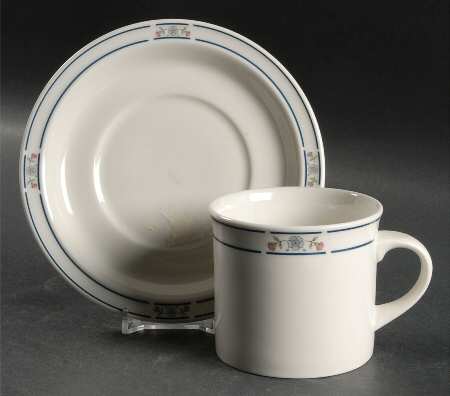 Atrium Flat Cup & Saucer Set