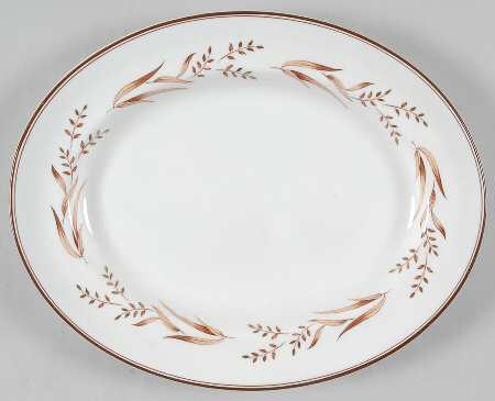 Autumn Breezes 12" Oval Serving Platter