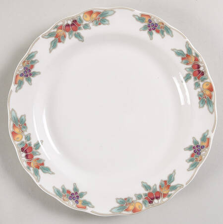 Autumn Fruits Salad Plate