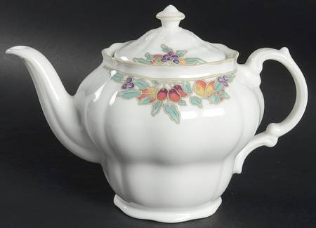 Autumn Fruits Teapot & Lid