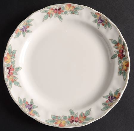 Autumn Fruits Luncheon Plate
