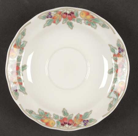 Autumn Fruits Saucer for Breakfast Cup