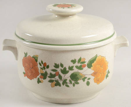 Autumn Morn 1.25 Qt Round Covered Casserole