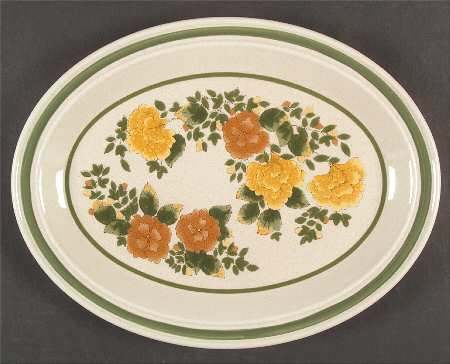 Autumn Morn 13" Oval Serving Platter