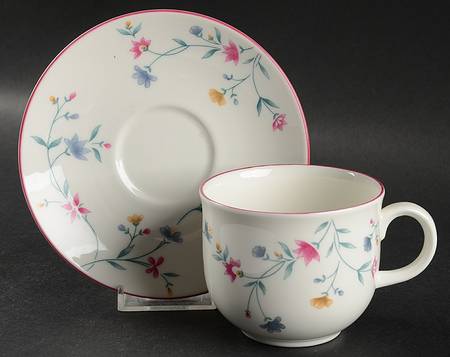 Avalon Flat Cup & Saucer Set