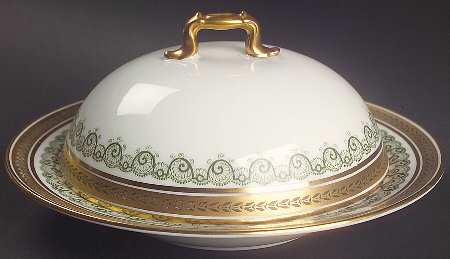 Avondale Round Covered Butter with Strainer