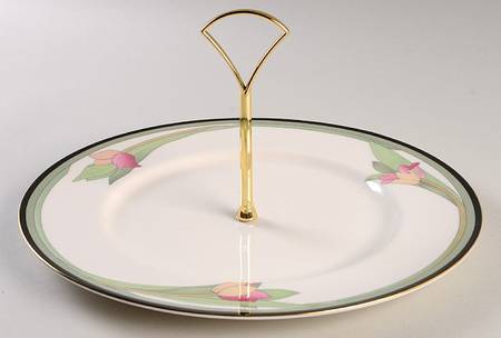 Awakening Round Serving Plate with Handle (DP)