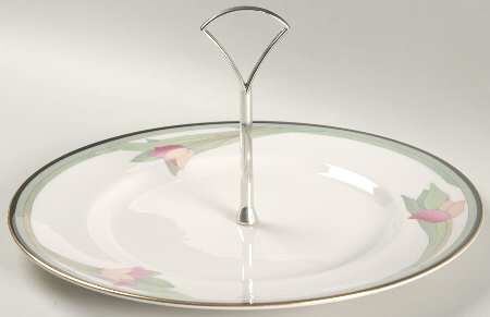 Awakening Round Serving Plate with Handle (DP)