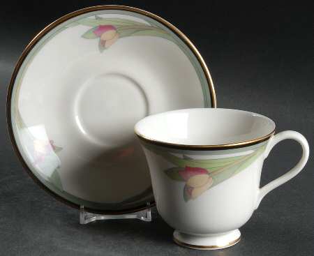 Awakening Footed Cup & Saucer Set