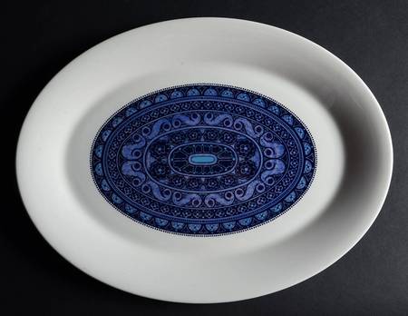 Babylon 16" Oval Serving Platter
