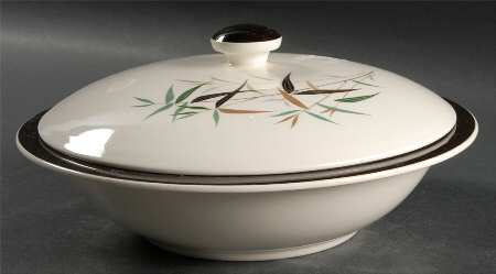 Bamboo Round Covered Vegetable