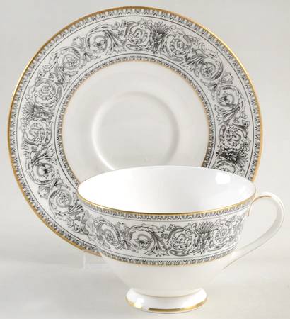 Baronet Footed Cup & Saucer Set