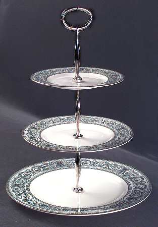 Baronet 13 7/8"-14 1/4" 3-Tiered Serving Tray(DP,SP,BB) HC