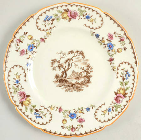 The Beaufort (Center Design) Salad Plate